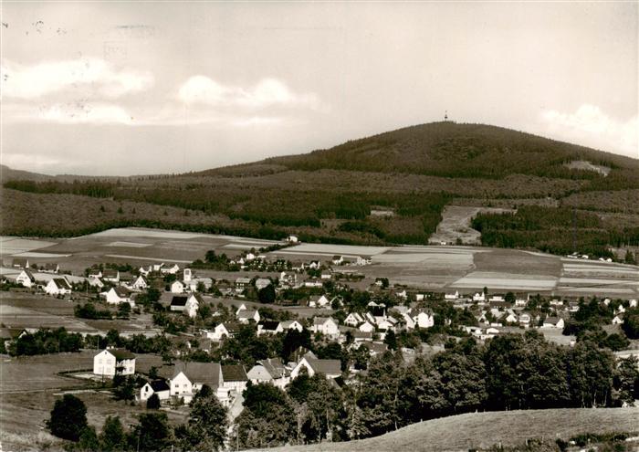 Kreuztal Westfalen Fliegeraufnahme mit Kindelsberg