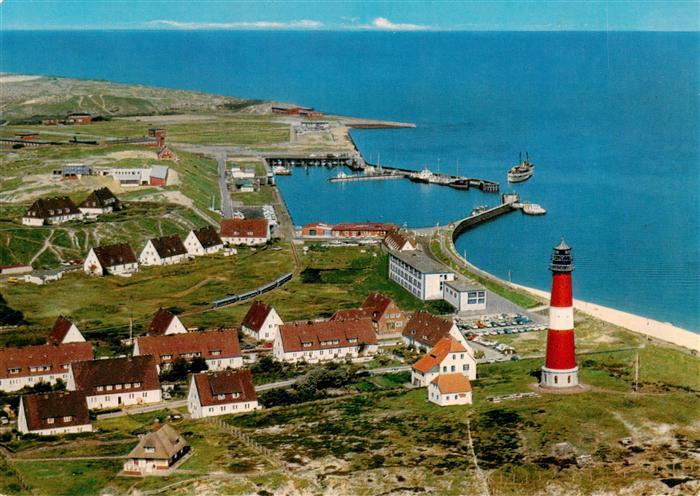Hoernum Sylt Fliegeraufnahme mit Leuchtturm