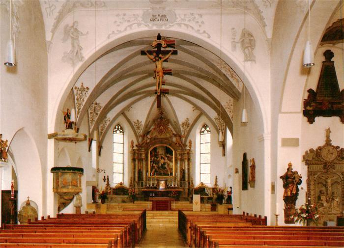 Aulendorf Katholische Pfarrkirche St. Martin Innenansicht