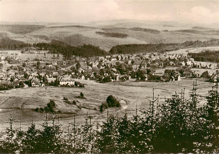 Schmiedefeld Rennsteig Panorama