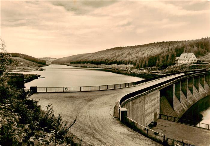 Koenigshuette Harz Bodetalsperre Staumauer