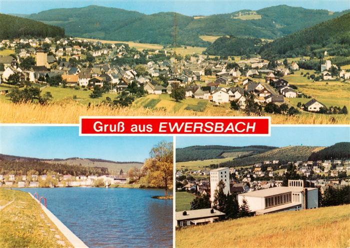 Ewersbach Dillkreis Panorama Dietzhoelztal Badesee