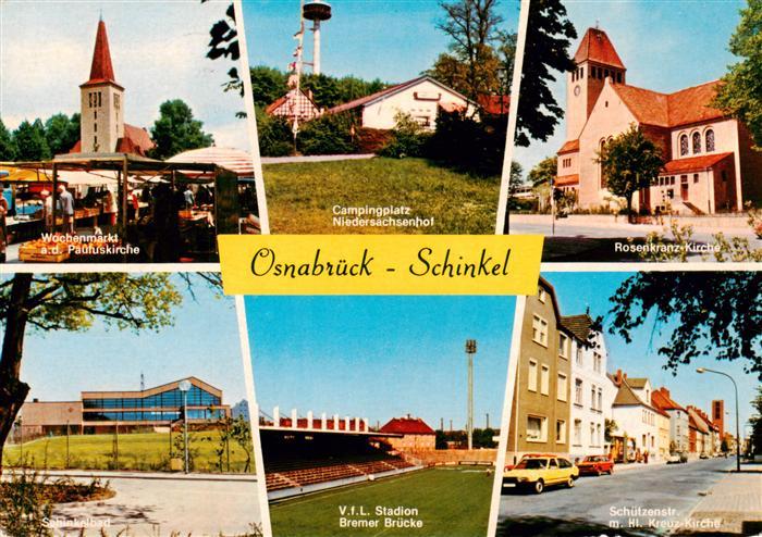 Schinkel Osnabrueck Wochenmarkt Pauluskirche Campingplatz Niedersachsenhof Rosen