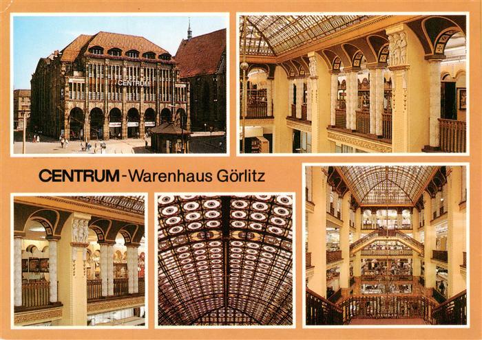 Goerlitz  Sachsen Centrum Warenhaus Lichthof Glaskuppel