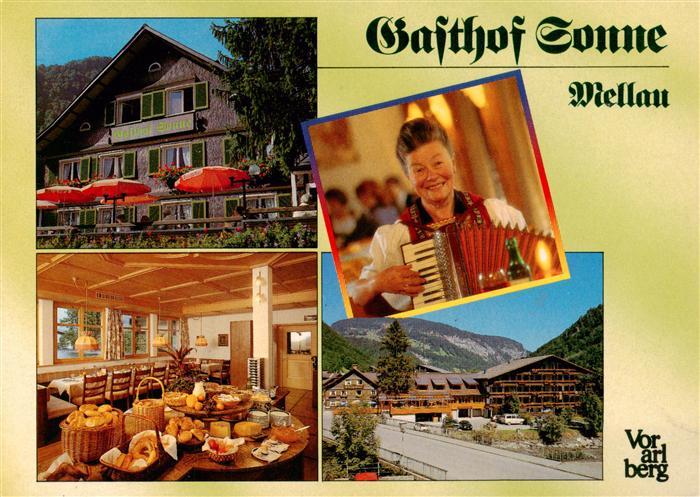 Mellau Vorarlberg Gasthof Sonne Gastraum Panorama