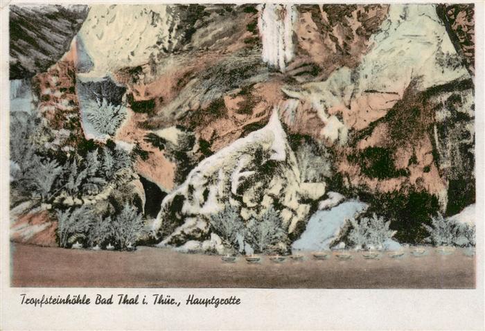 Bad Thal Ruhla Tropfsteinhoehle Bad Thal Hauptgrotte