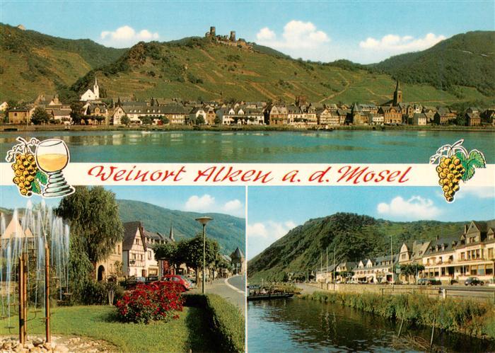 Alken Mosel Panorama Moselpartien