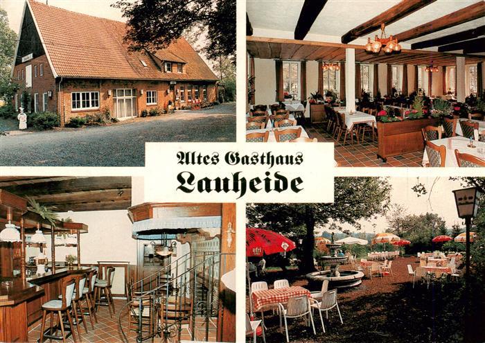 Telgte Warendorf Altes Gasthaus Lauheide Gastraum Bar Gartenterrasse