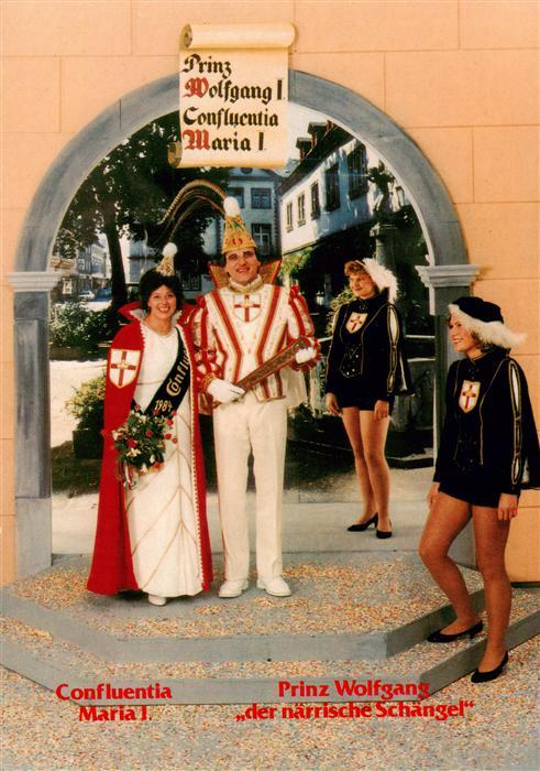 Koblenz  Rhein Prinz Wolfgang I Confluentia Maria I