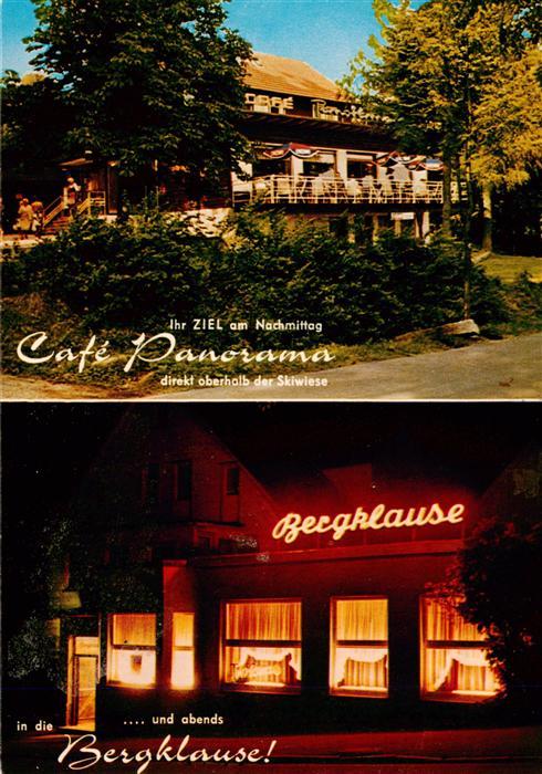 Braunlage Harz Cafe Panorama Bergklause