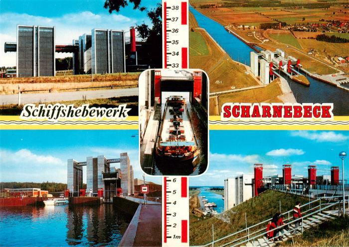 Scharnebeck Lueneburg Schiffshebewerk Schleuse Fliegeraufnahme