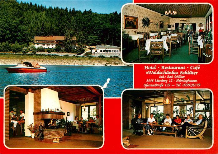 Helminghausen Hotel Restaurant Cafe Waldschaenke Schlueter Gastraeume