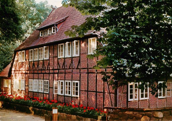 Wilsede Lueneburger Heide Gasthof Zum Heidemuseum