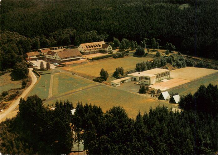 Hachen Sauerland Arnsberg Landessportbund NW Sportschule Fliegeraufnahme