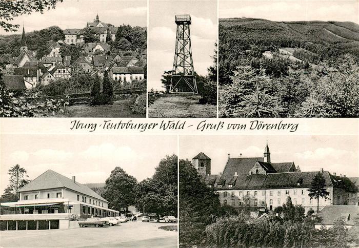 Iburg Teutoburger Wald Hotel Restaurant Zum Doerenberg Aussichtsturm Panorama Kl