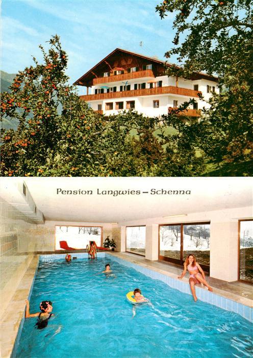 Schenna Meran Trentino IT Pension Langwies Hallenbad