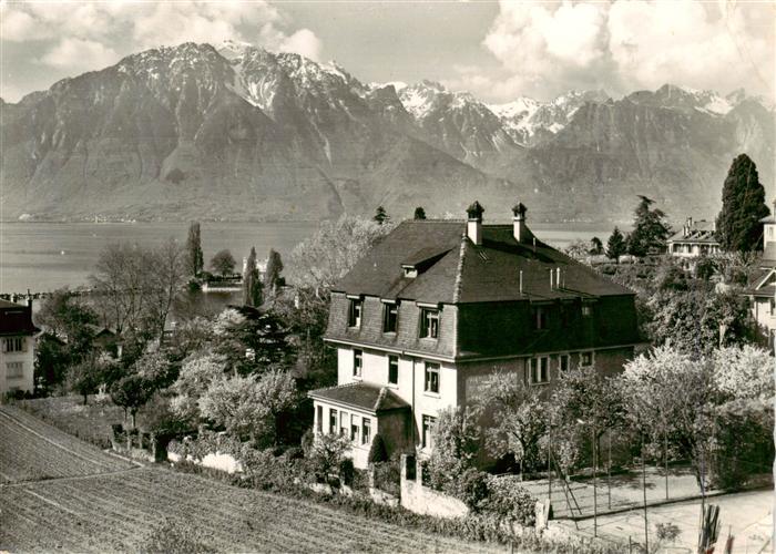 Clarens  Montreux VD Villa Victoria Ferienheim der Stadtmission