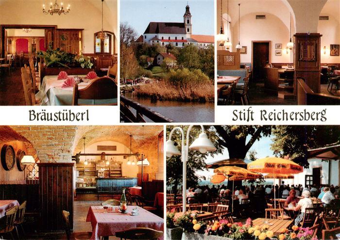 Reichersberg Inn Oberoesterreich AT Braeustueberl Stift Reichersberg Gastraeume