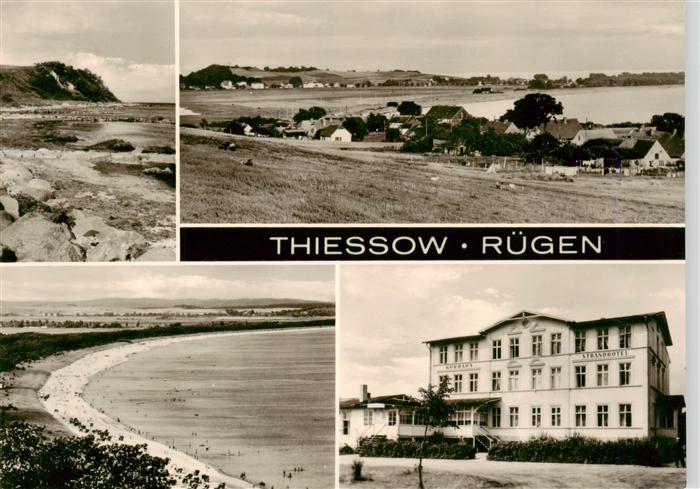 Thiessow Ostseebad Ruegen Strandpatien Kurhaus Strandhotel