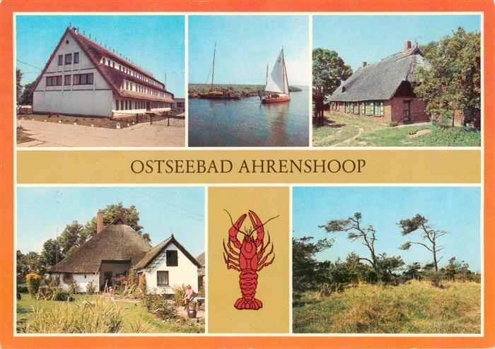 Ahrenshoop Ostseebad Niehagen Betriebsferienheim Boddenblick Althagen Hafen Nieh