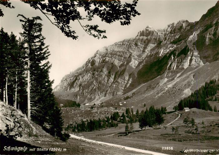 Schwaegalp AR mit Saentis Appenzeller Alpen