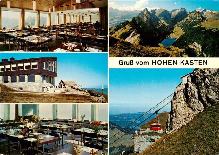 Hoher Kasten Hohenkasten 1799m IR Berghotel Restaurant Bergbahn Alpenpanorama