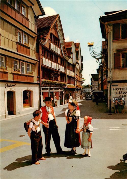 Appenzell IR Hauptgasse Trachten