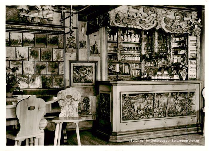 Rohrhardsberg Schonach Schaenke im Gasthaus zur Schedenschanze