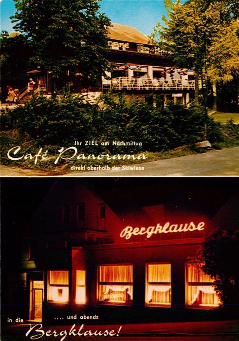 Braunlage Harz Café Panorama Bergklause