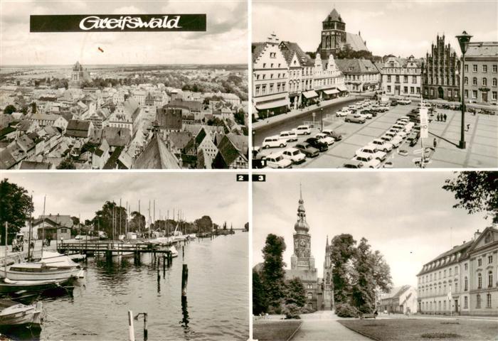 Greifswald Platz der Freundschaft Hafen Rubenow-Platz