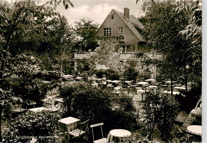 Tempelhof Berlin Bergstrasse und Gartenrestaurant Marienhoehe