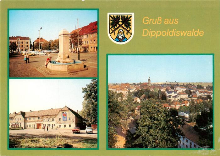 Dippoldiswalde Osterzgebirge Platz des Friedens Kreiskulturhaus Parksaele Teilan