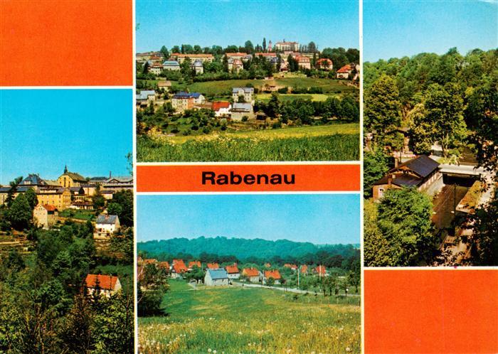 Rabenau Sachsen Teilansicht Blick zur Siedlung Rabenauer Muehle