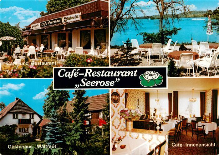 Malente-Gremsmuehlen Cafe Restaurant Seerose Terrasse Gaststube Gaestehaus Waltr