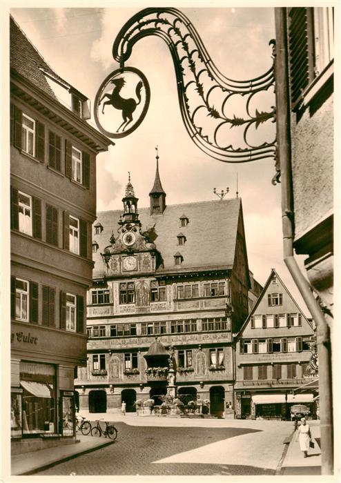 TueBINGEN BW Blick zum Rathaus