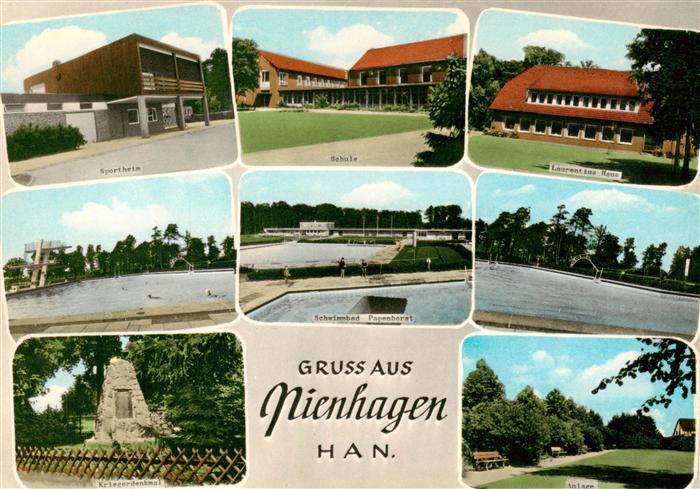 Nienhagen Celle Sportheim Schule Laurentius Haus Schwimmbad Papenhorst Kriegerde