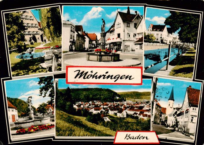 Moehringen Stuttgart Park Brunnen Kanal Panorama Stadttor