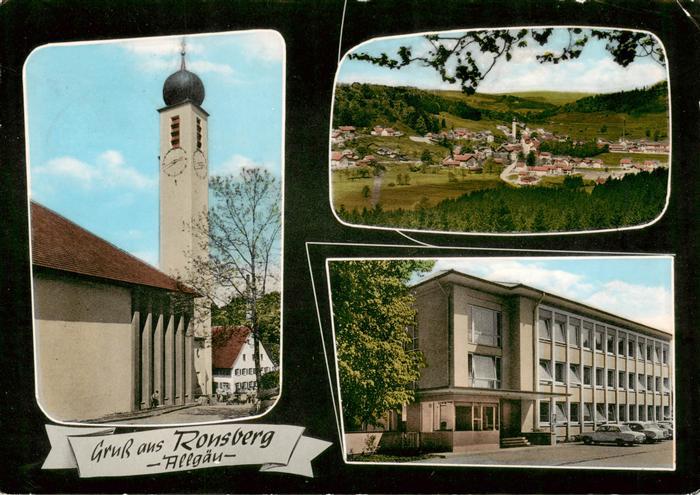 Ronsberg Kirche Panorama Schule