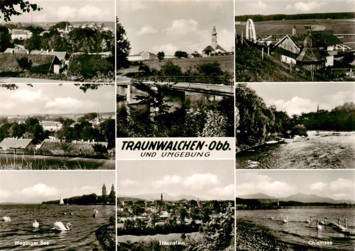 Traunwalchen Panorama Waginger See Traunstein Chiemsee