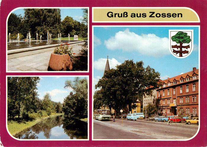 Zossen Brandenburg Im Stadtpark Am Nottekanal Am Markt