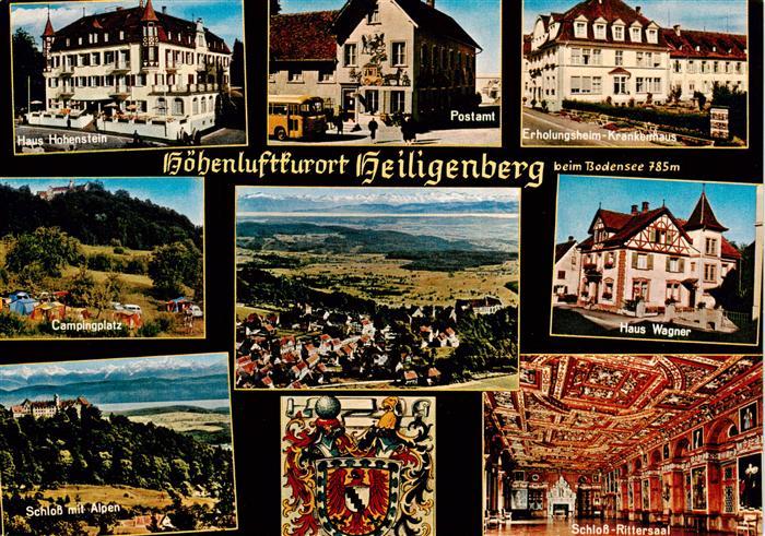 Heiligenberg Baden Haus Hohenstein Postamt Erholungsheim Krankenhaus Campingplat