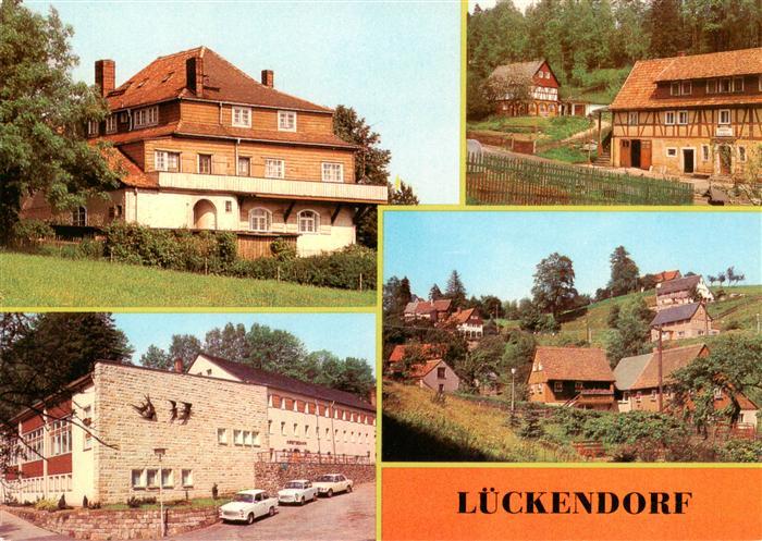 Lueckendorf FDGB Erholungsheim Karl Lucas Teilansichten Gaststaette Kretscham