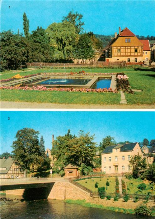Olbernhau Erzgebirge Stadtpark Kegelbruecke