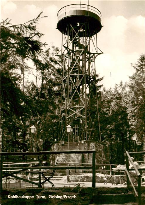 Geising Erzgebirge Bergbaude Kohlhaukuppe Turm
