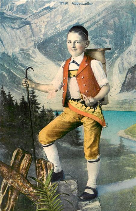 Trachten Schweiz Appenzeller Junge