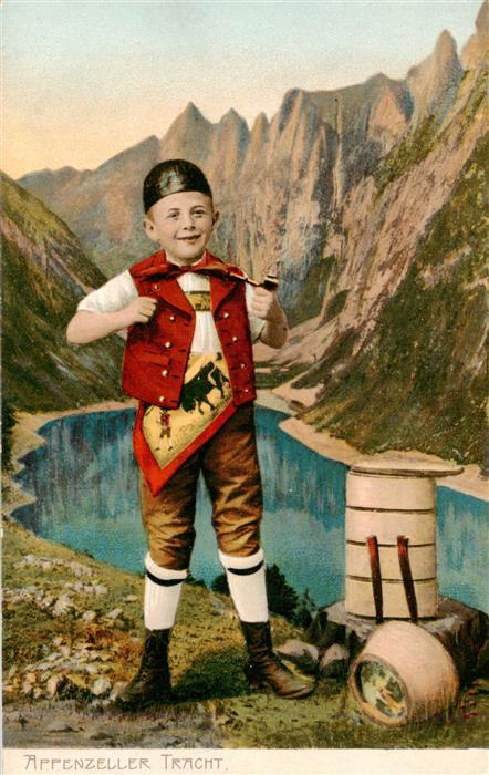 Trachten Schweiz Appenzellertrachten Kind