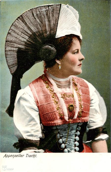 Trachten Schweiz Appenzeller Frau