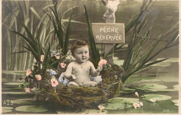 Baby Nursery Bebe A.S. Nr. 318 Nest Teich Peche Reservee
