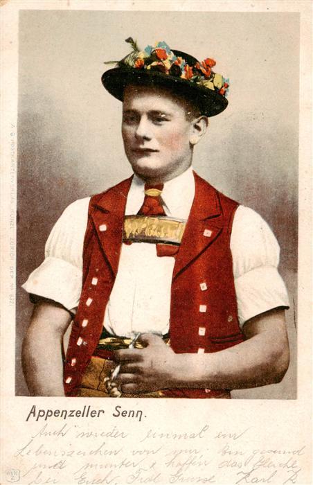 Trachten Schweiz Appenzeller Senn