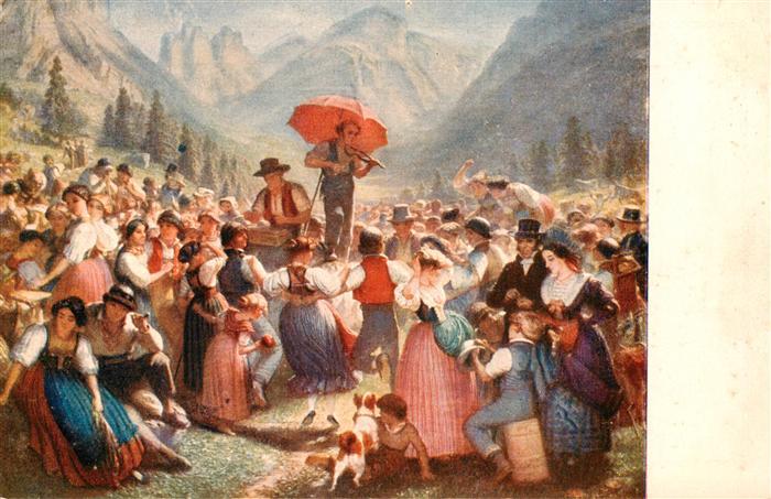 Rittmeyer E. Kuenstlerkarte Alpslubete auf Sol 1865